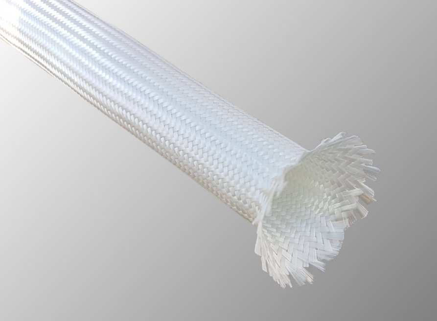 Glasseidenschlauch auf grau 01