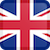 united kingdom flag button square xs